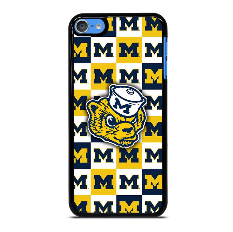 FOOTBALL MASCOT MICHIGAN WOLVERINES iPod Touch 7 Case Cover