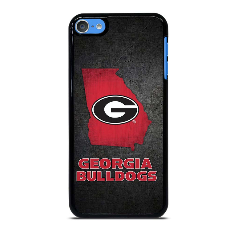 GEORGIA BULLDOGS SYMBOL METAL iPod Touch 7 Case Cover