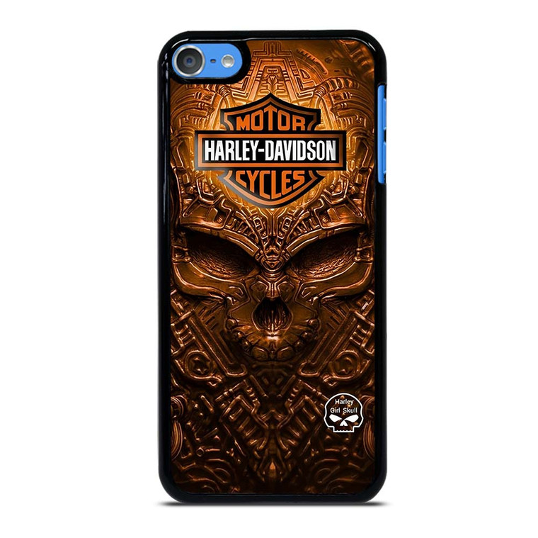 HARLEY DAVIDSON SKULL METAL MOTOR iPod Touch 7 Case Cover