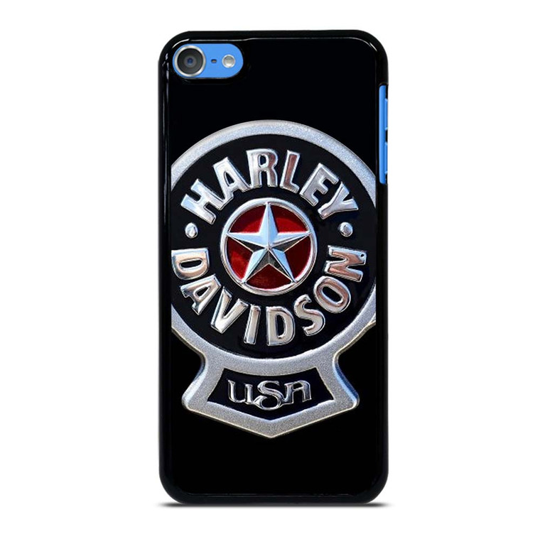 HARLEY DAVIDSON USA METAL EMBLEM iPod Touch 7 Case Cover