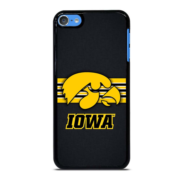 IOWA HAWKEYES STRIPE LOGO iPod Touch 7 Case Cover