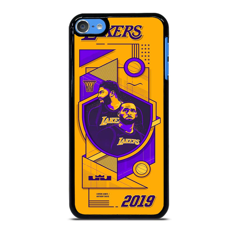 LA LAKERS LEBRON JAMES & ANTHONY DAVIS iPod Touch 7 Case Cover