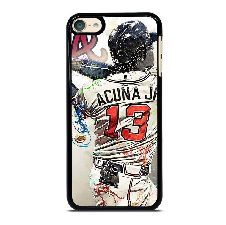 ATLANTA BRAVES ACUNA JR 13 BASEBALL iPod Touch 6 Case Cover