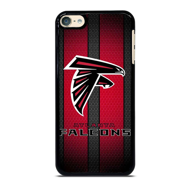 ATLANTA FALCONS METAL LOGO NFL iPod Touch 6 Case Cover