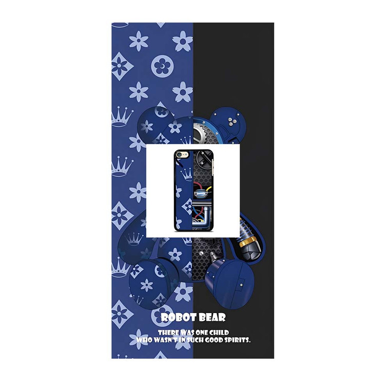 BEAR BRICK KAWS ROBOT BLUE iPod Touch 6 Case Cover