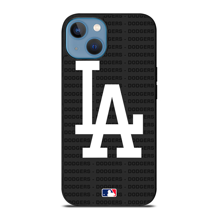 LOS ANGELES DODGERS BASEBALL BLACK iPhone 13 Case Cover LOS ANGELES DODGERS BASEBALL BLACK iPhone 13 Case Cover