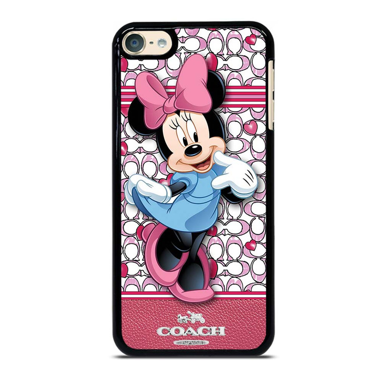 COACH MINNIE MOUSE PINK PATTERN iPod Touch 6 Case Cover