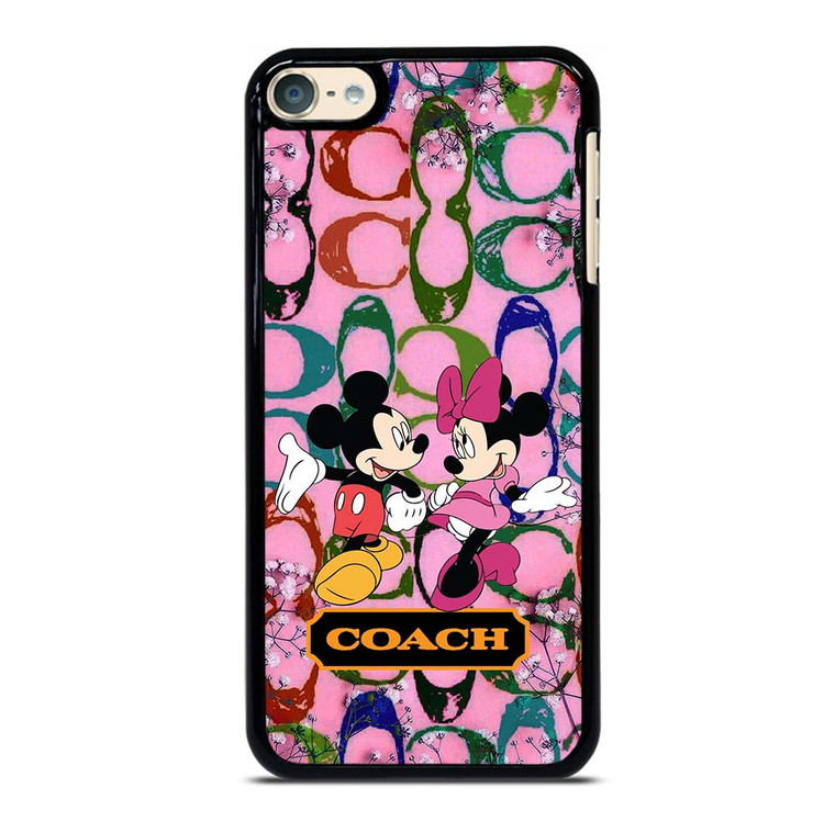 COACH PINK MICKEY MINNIE iPod Touch 6 Case Cover