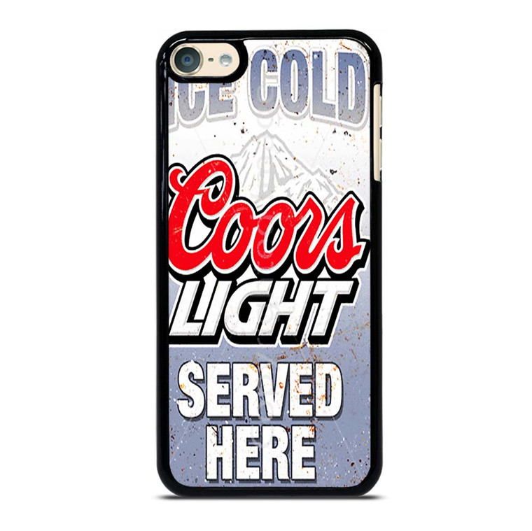COORS LIGHT BEER ICE GOLD iPod Touch 6 Case Cover