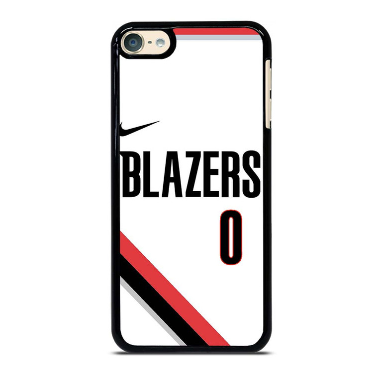 DAMIAN LILLARD PORTLAND TRAIL BLAZERS WHITE iPod Touch 6 Case Cover