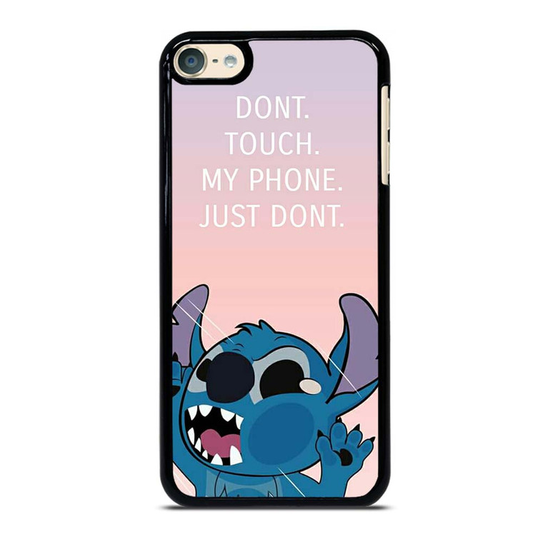 DISNEY STITCH DONT TOUCH MY PHONE  iPod Touch 6 Case Cover