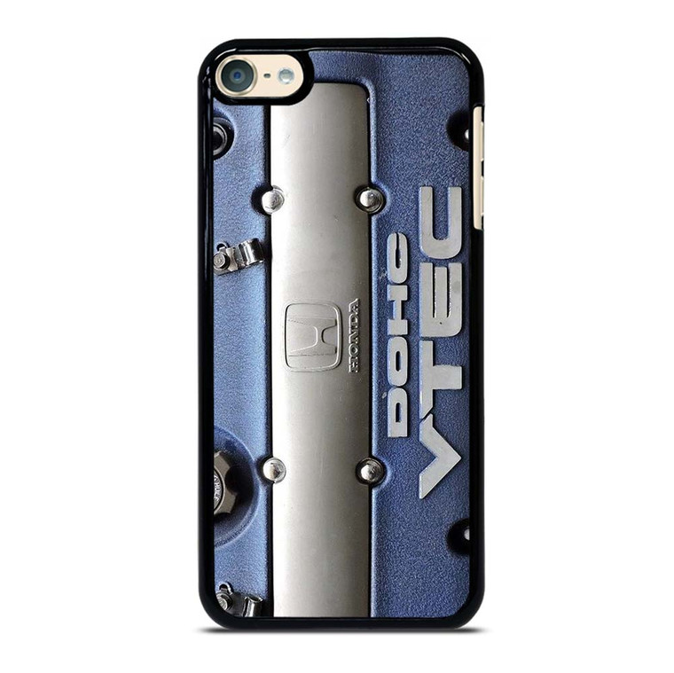 DOHC VTEC HONDA ENGINE BLUE iPod Touch 6 Case Cover