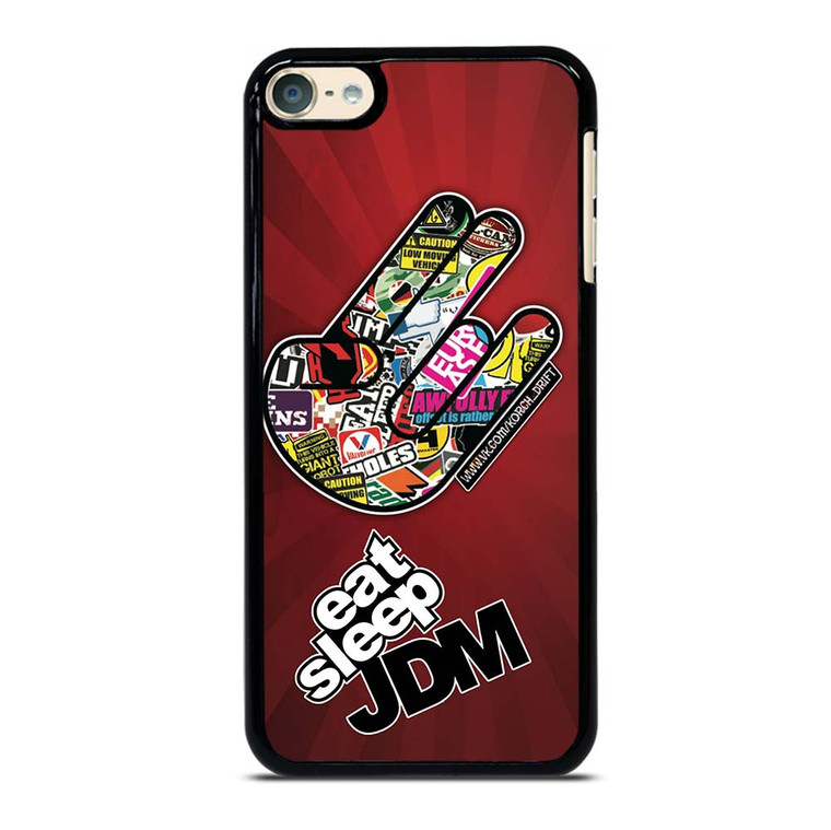 EAT SLEEP JDM LOGO iPod Touch 6 Case Cover