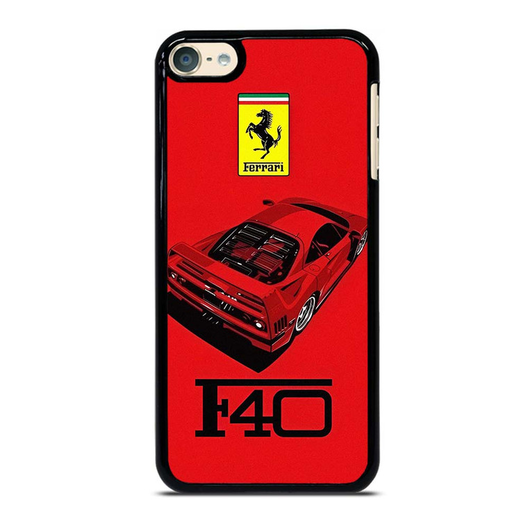 FERRARI F40 SUPERCAR LOGO iPod Touch 6 Case Cover