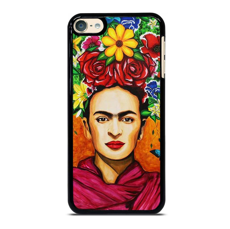 FRIDA KAHLO FLORAL ART iPod Touch 6 Case Cover