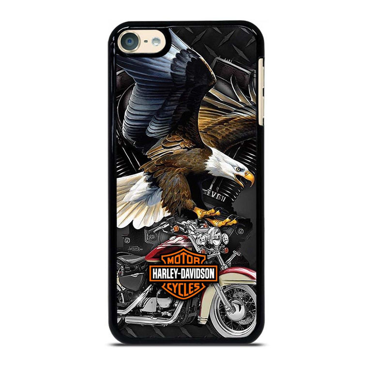 HARLEY DAVIDSON EAGLE METAL LOGO iPod Touch 6 Case Cover