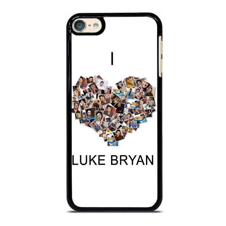 I LOVE LUKE BRYAN COLLAGE iPod Touch 6 Case Cover