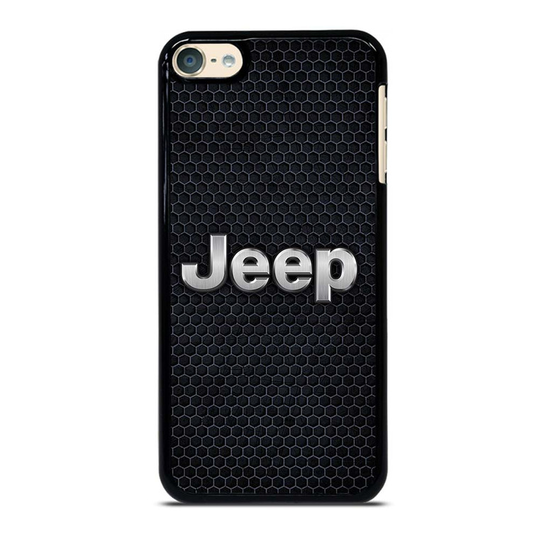 JEEP BLACK METAL LOGO iPod Touch 6 Case Cover