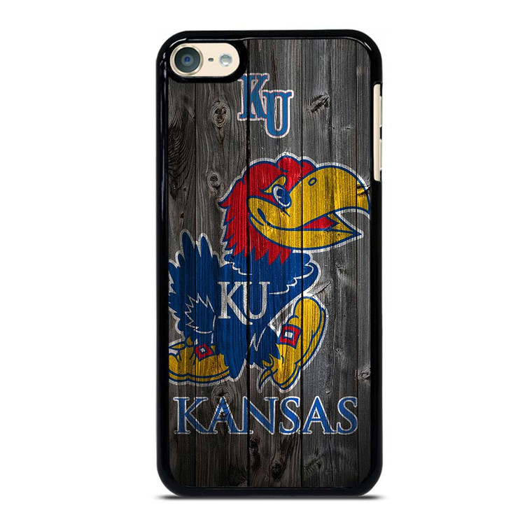 KANSAS JAYHAWKS WOODEN LOGO iPod Touch 6 Case Cover