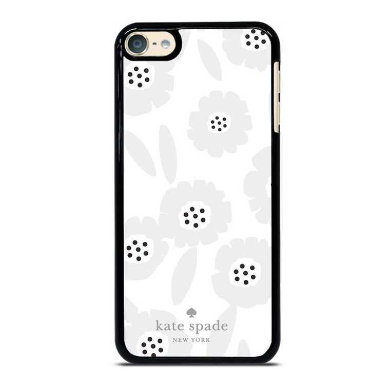 KATE SPADE GREY FLOWER iPod Touch 6 Case Cover