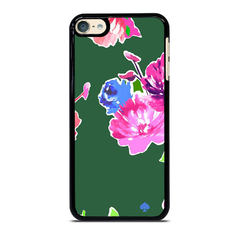 KATE SPADE NEW YORK GREEN FLORAL iPod Touch 6 Case Cover
