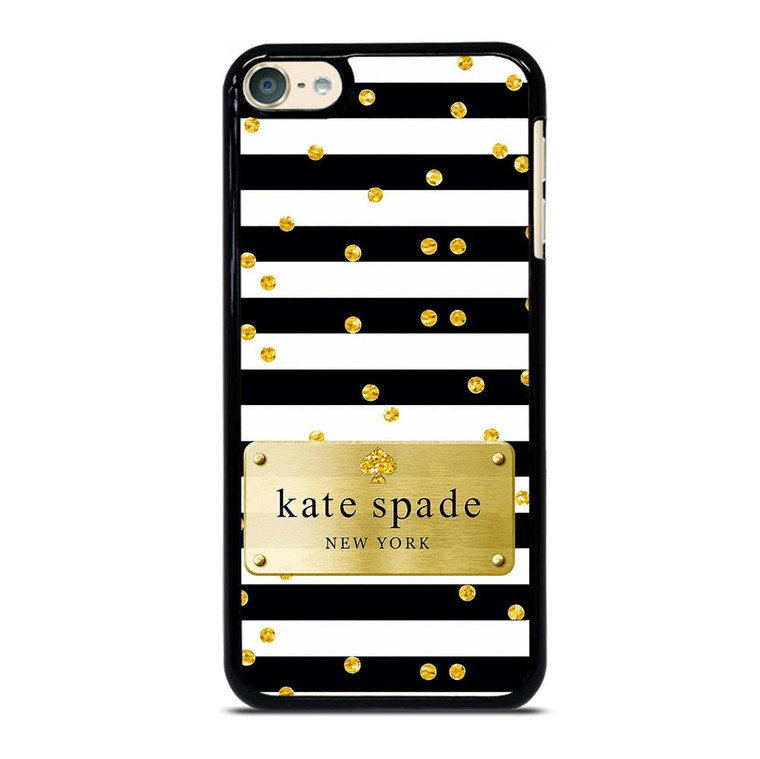 KATE SPADE POLKADOTS GOLD iPod Touch 6 Case Cover