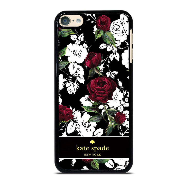 KATE SPADE ROSE RED WHITE iPod Touch 6 Case Cover