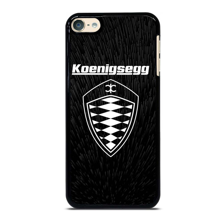KOENIGSEGG LOGO BLACK PATTERN iPod Touch 6 Case Cover