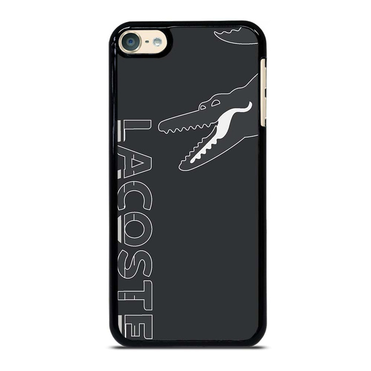 LACOSTE CROCODILE ALL BLACK iPod Touch 6 Case Cover