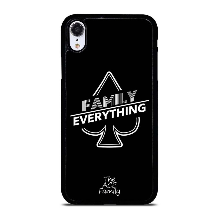 ACE FAMILY FAMILY EVERYTHING iPhone XR Case Cover ACE FAMILY FAMILY EVERYTHING iPhone XR Case Cover