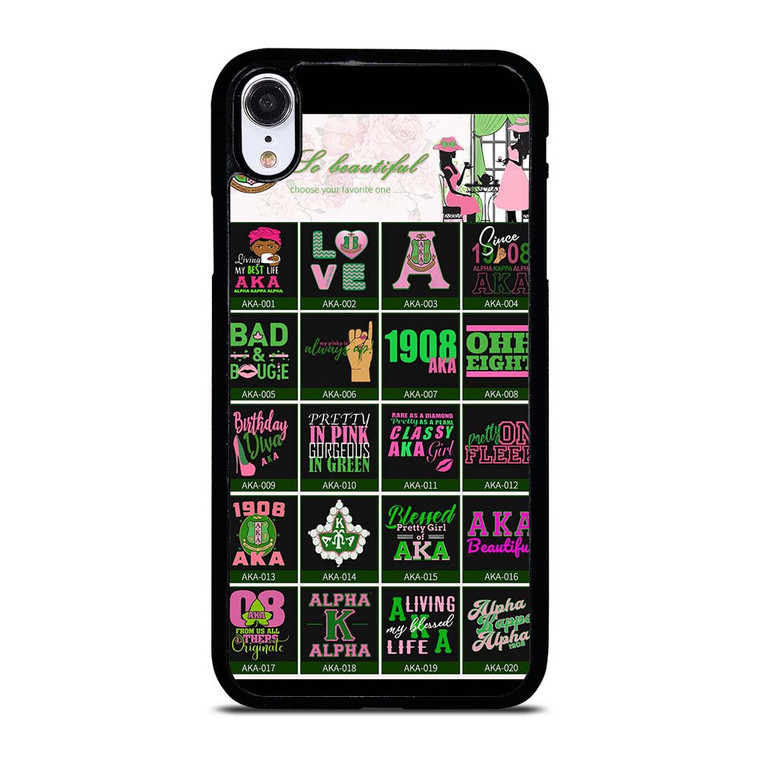 AKA PINK COLLAGE iPhone XR Case Cover
