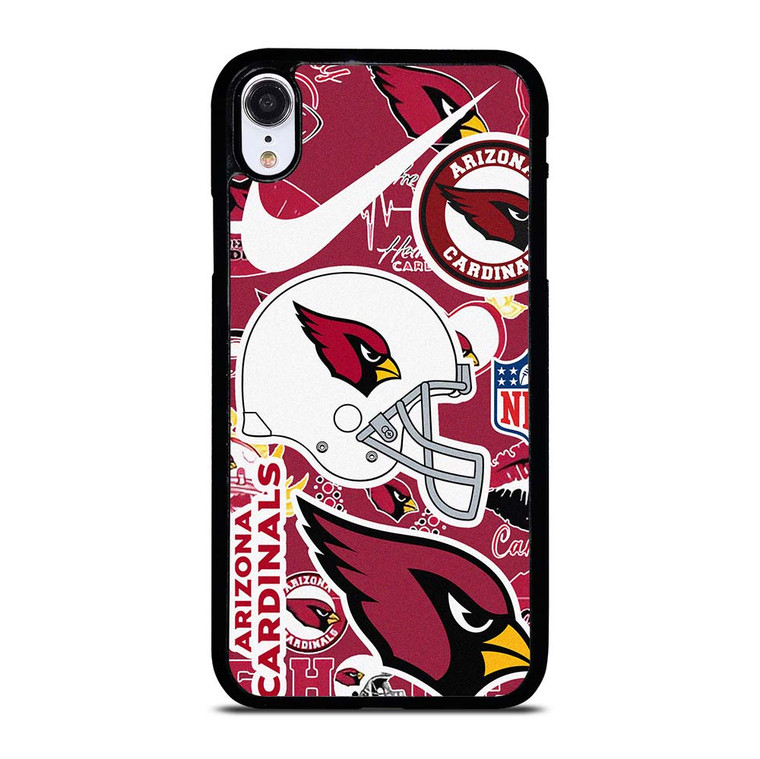 ARIZONA CARDINALS NFL STICKER BOMB iPhone XR Case Cover