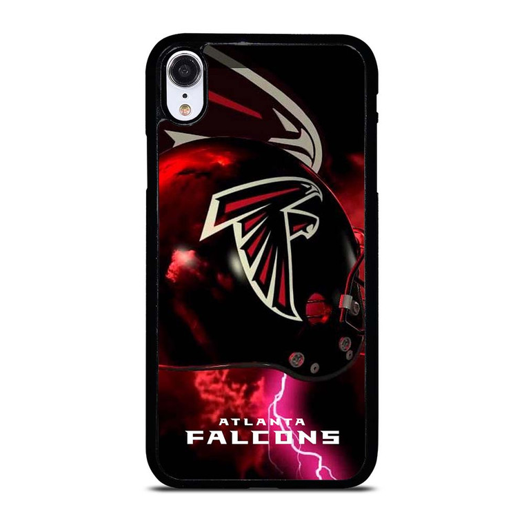 ATALANTA FALCONS LIGHTNING HELMET iPhone XR Case Cover