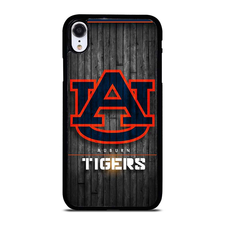 AUBURN TIGERS WOODEN LOGO iPhone XR Case Cover