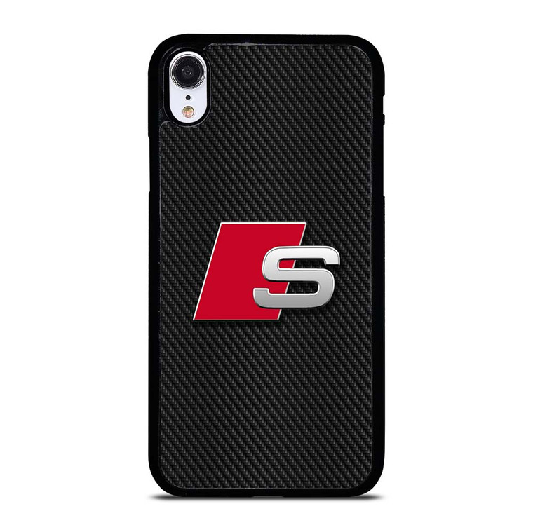 AUDI S CARBON LOGO iPhone XR Case Cover