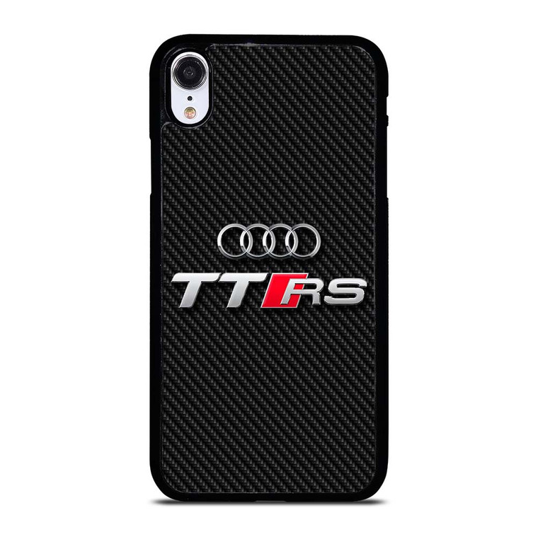 AUDI TT RS CARBON LOGO iPhone XR Case Cover