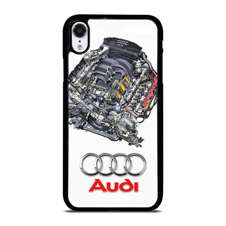 AUDI V8 FSI ENGINE LOGO iPhone XR Case Cover