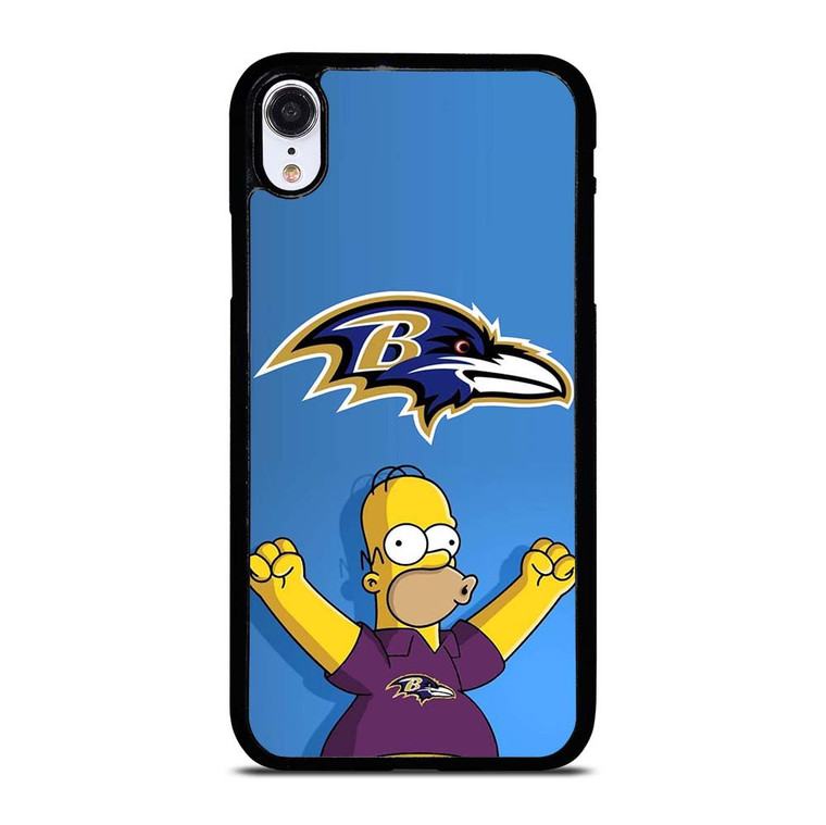 BALTIMORE RAVENS THE SIMPSON iPhone XR Case Cover
