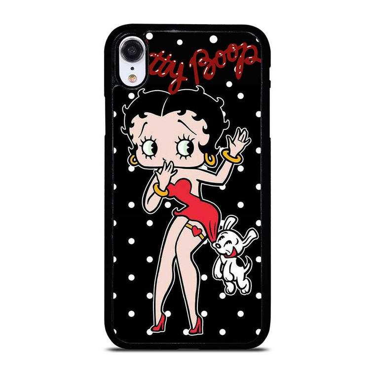 BETTY BOOP POLKA DOT CARTOON  iPhone XR Case Cover