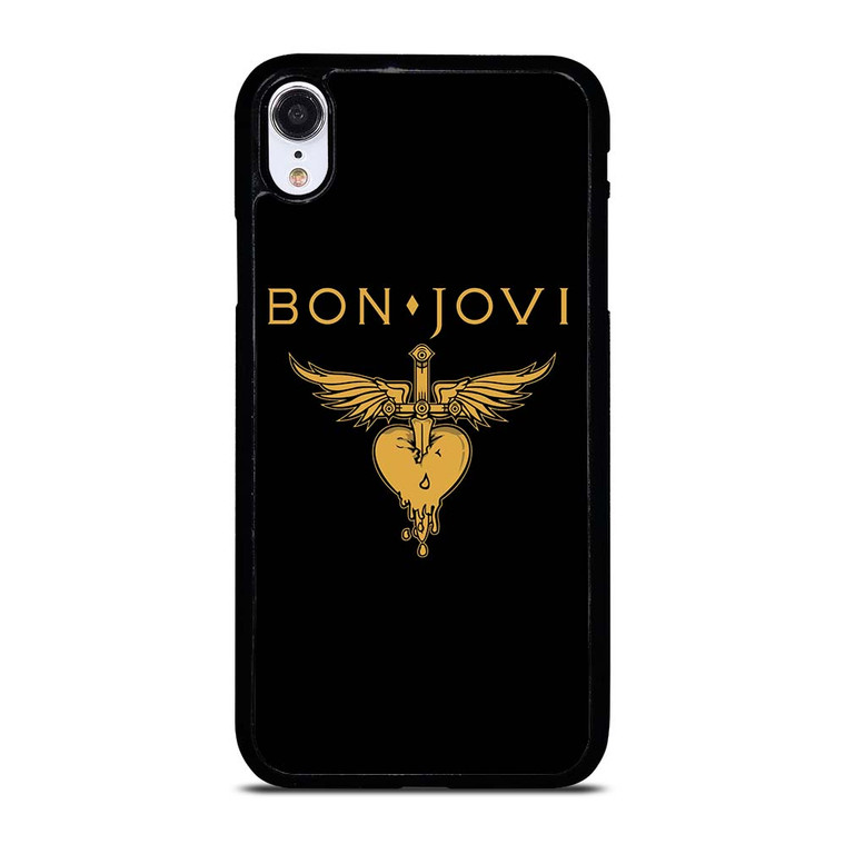 BON JOVI BAND LOGO GOLD iPhone XR Case Cover