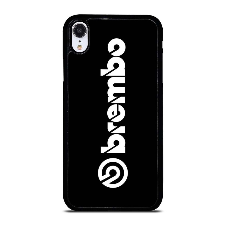 BREMBO DISC BRAKE BLACK LOGO iPhone XR Case Cover