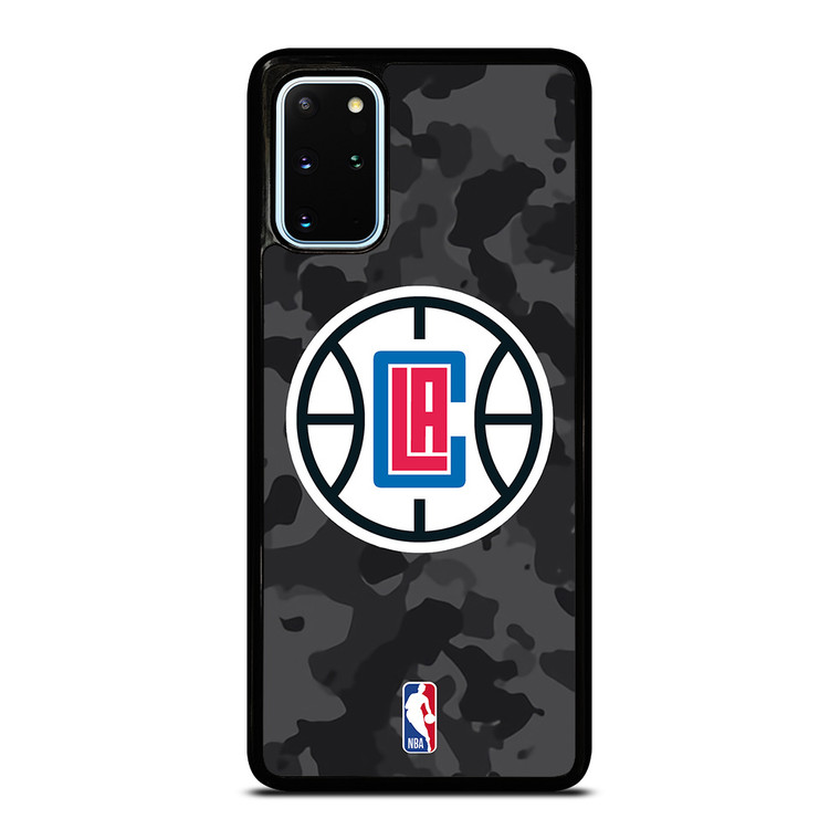 LOS ANGELES CLIPPERS BLACK CAMO Samsung Galaxy S20 Plus Case Cover