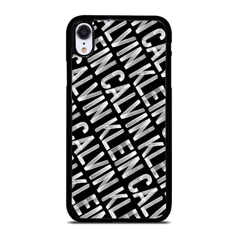 CALVIN KLEIN LOGO PATTERN iPhone XR Case Cover