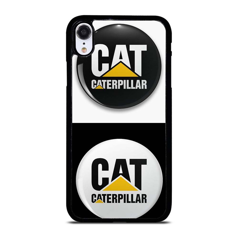 CAT CATERPILLAR WHITE BLACK iPhone XR Case Cover