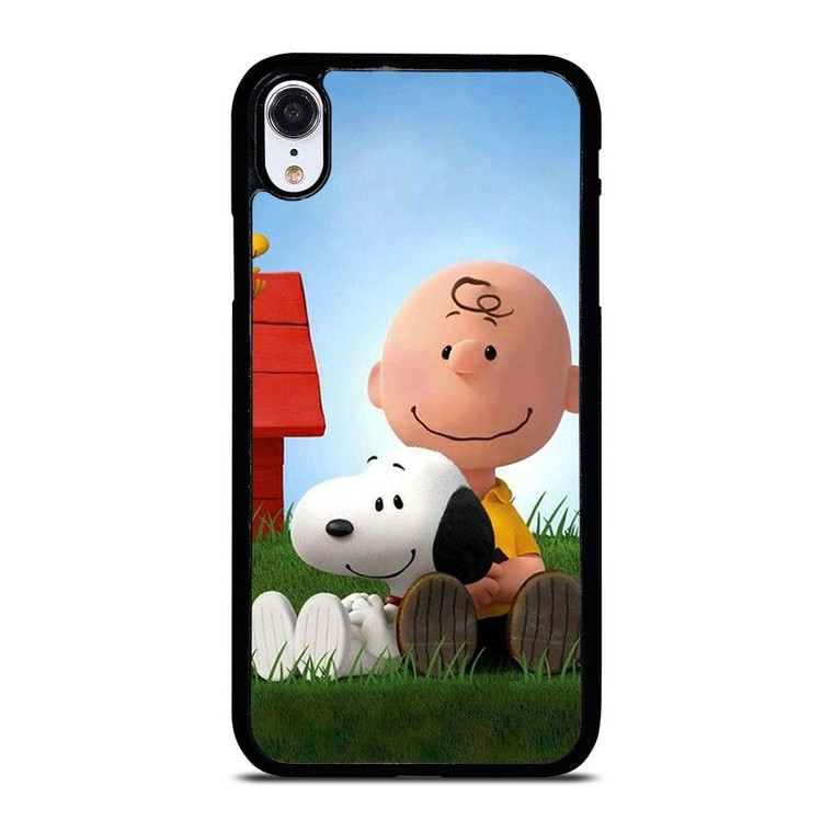 CHARLIE BROWN PEANUTS GRASS iPhone XR Case Cover