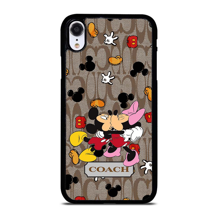 COACH MICKEY MINNIE MOUSE KISS iPhone XR Case Cover