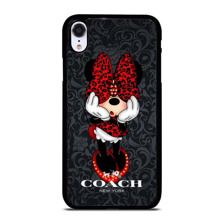 COACH MINNIE MOUSE CARTOON iPhone XR Case Cover