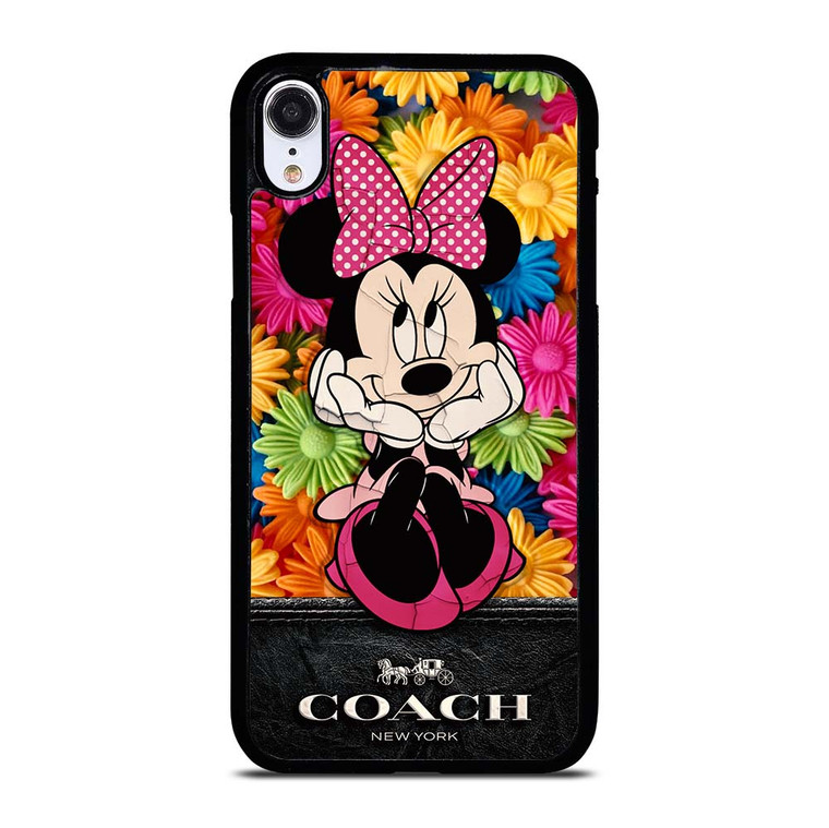 COACH MINNIE MOUSE FLOWER iPhone XR Case Cover