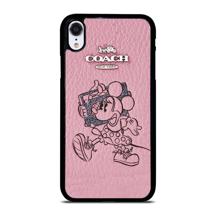 COACH MINNIE MOUSE PINK iPhone XR Case Cover