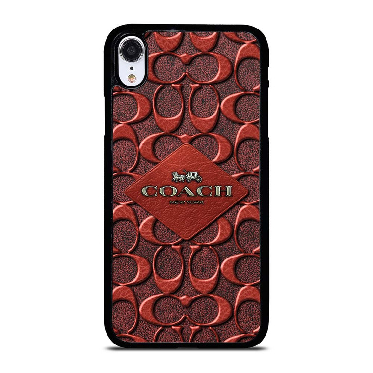 COACH NEW YORK BROWN 2 iPhone XR Case Cover